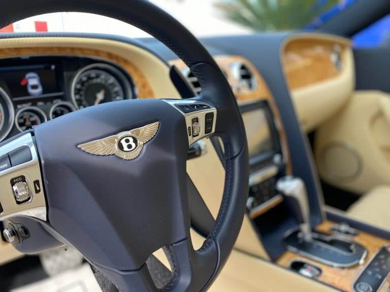 bentley steering wheel